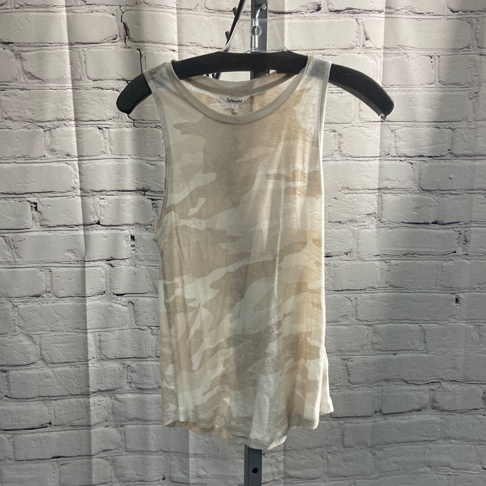Splendid White Camo Tank